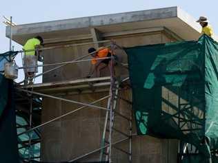 Work has began on the old Commonwealth Building in Ruthven St that will house a strip club, Thursday, September 19, 2013. Photo Kevin Farmer / The Chronicle. Picture: Kevin Farmer