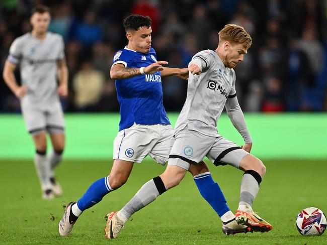 Alex Robertson (left) hasn’t made himself available for Socceroos selection. Picture: Dan Mullan/Getty Images