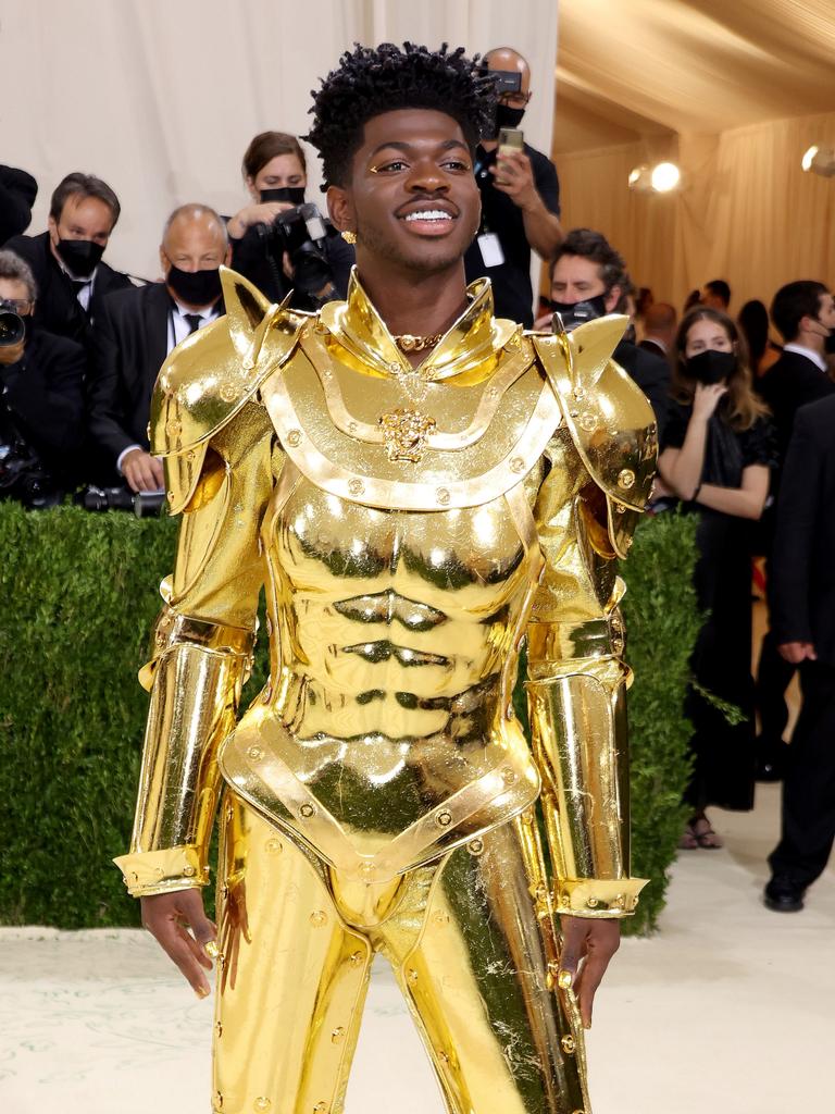 Lil Nas X appears near-naked at Met Gala in metallic G-string | news ...