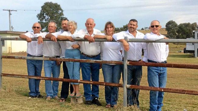 CELEBRATION: Joe and Lyle celebrated 60 years of marriage, with their six kids at the Avis farm.