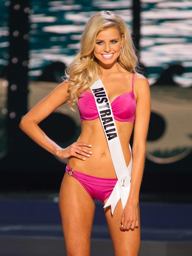 Martin during the swimsuit competition at Miss Universe in 2014. Picture: Supplied