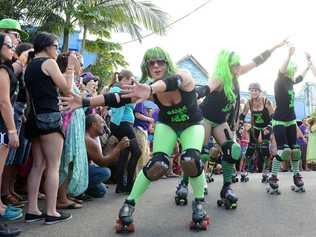 The 2013 Nimbin Mardi Grass parade. Picture: Patrick Gorbunovs