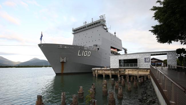 A focus on HMAS Cairns and the marine sector is key for Advance Cairns ahead of the federal election. Picture: Brendan Radke