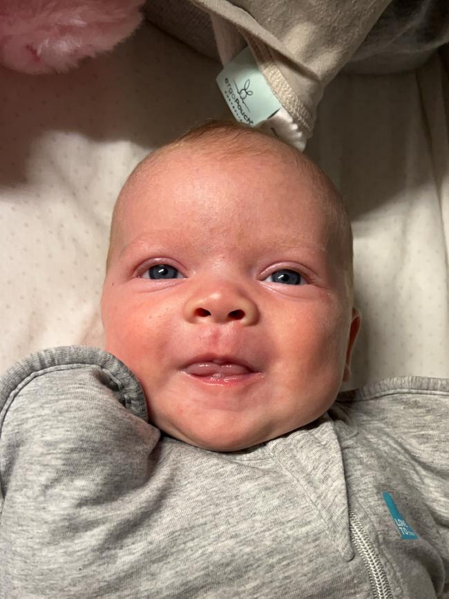 Rose Riches, 10 weeks old. Rose’s interests are her mummy, daddy, any screens and her two puppies. She loves going for rides in the cars, loves water. Funny moments are when she fills her nappy and smiles afterwards.