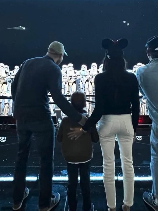 Photo from Meghan Markle's instagram showing Prince Harry and Meghan Markle with their kids on a visit to Disneyland. Pic Instagram