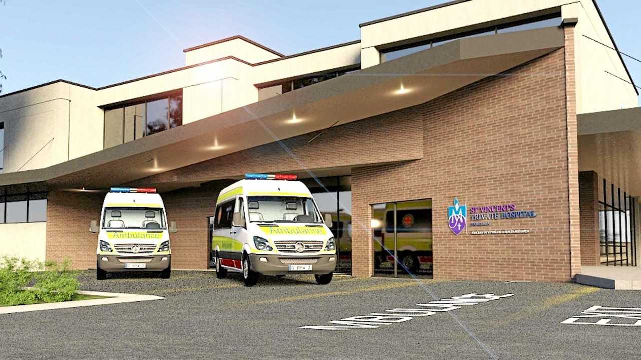 PLANS APPROVED: Concept art of the new emergency and radiology departments put forward by St Vincent's Private Hospital. Picture: Pulse Architecture