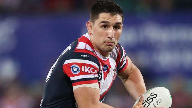 SYDNEY, AUSTRALIA – MAY 22: Victor Radley of the Roosters runs with the ball during the round 11 NRL match between the Sydney Roosters and the Brisbane Broncos at Sydney Cricket Ground, on May 22, 2021, in Sydney, Australia. (Photo by Matt King/Getty Images)