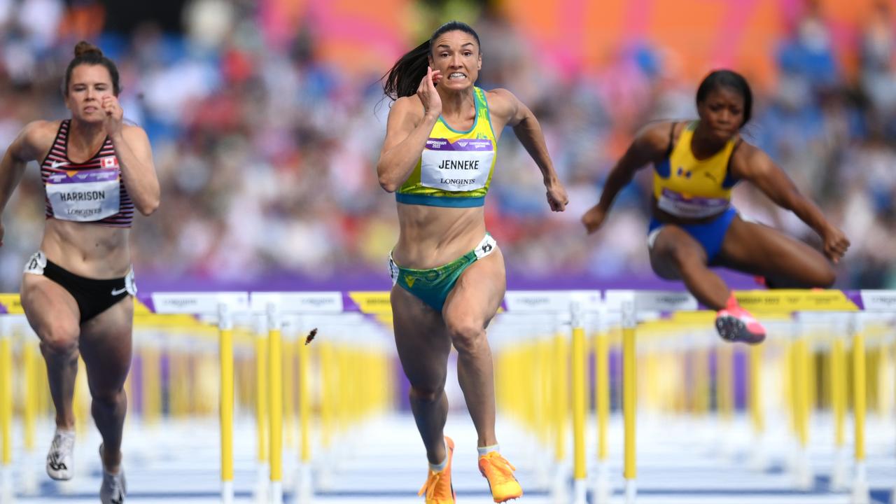 Michelle Jenneke is also very, very fast. Photo by Shaun Botterill/Getty Images.