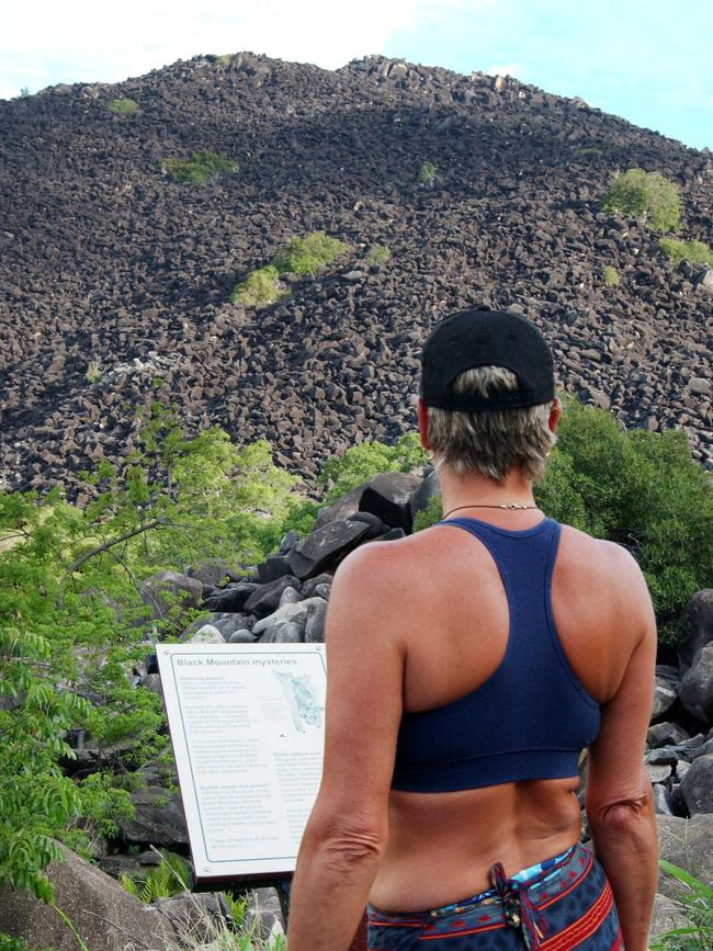 Climbing of Black Mountain is strongly discouraged for cultural and safety reasons.