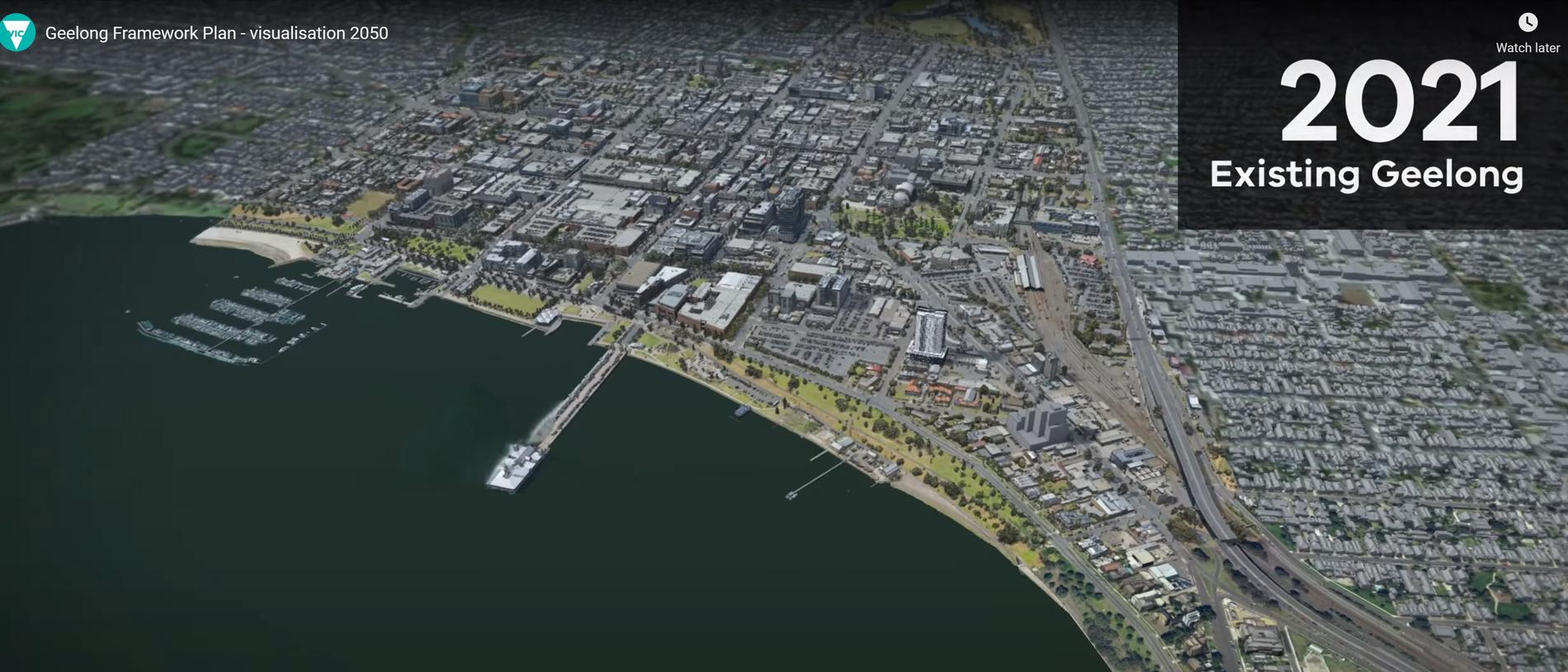 Central Geelong Framework Plan – current day