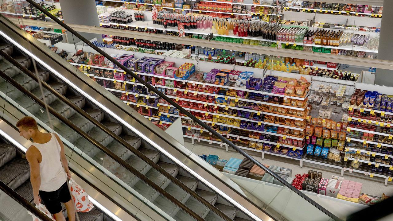 Inflation’s broad slowdown continued in November, with consumers paying less for items like groceries and fuel. Picture: NCA NewsWire / Naomi Jellicoe