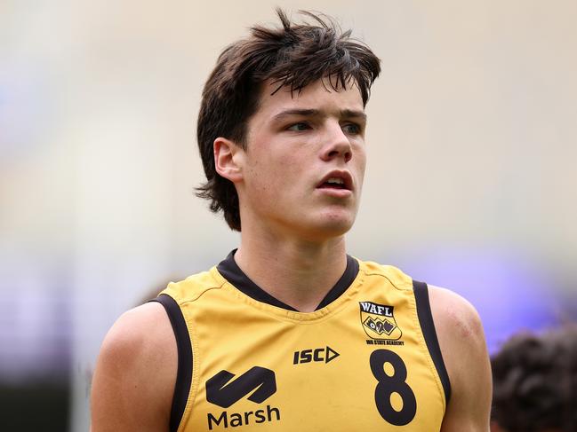 West Coast will get first call on Drew Banfield’s son, Charlie. Picture: Paul Kane/AFL Photos