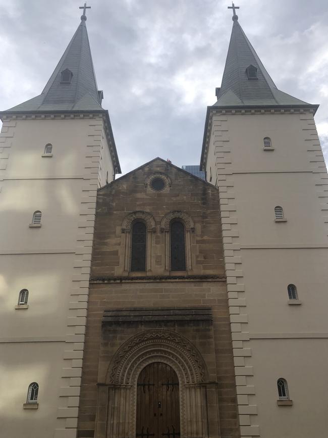 St John's Anglican Cathedral’s entrance closest to Hunter St.