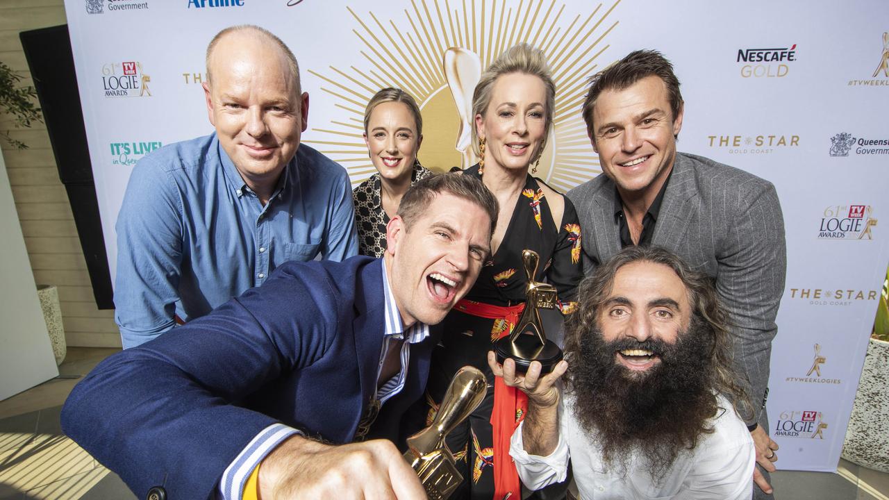 This year’s Gold Logie nominees. Picture: NIGEL HALLETT