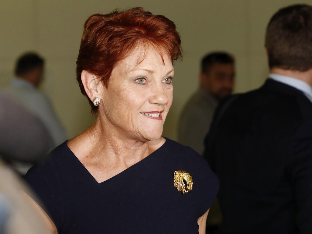 Pauline Hanson says Liberals in Queensland want to do preference deals with One Nation. Picture: AAP Image/Josh Woning 