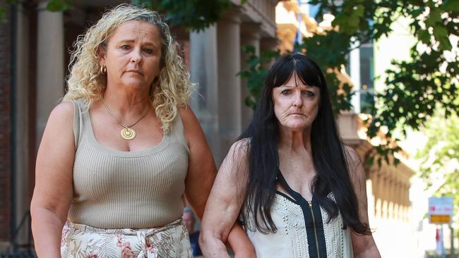 The aunt and mother of Jack Mulligan, Carolyn Holder and Karen Mulligan, have welcomed the sentence. Picture: Justin Lloyd.