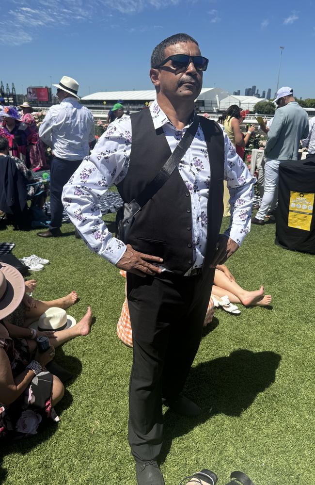 Dion Donnelly at the Melbourne Cup at Flemington Racecourse on November 5, 2024. Picture: Phillippa Butt