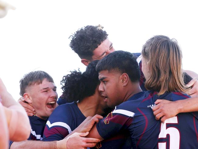 Langer Trophy schoolboy rugby league grand final between Palm Beach Currumbin SHS and Ipswich SHS. Picture: Nigel Hallett