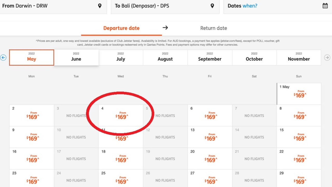 Jetstar reveals cheap Bali airfares for Travel Deal Tuesday