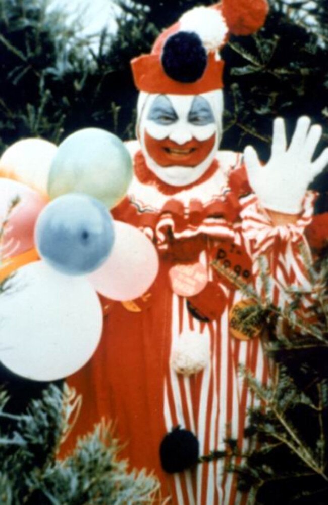 John Wayne Gacy as Pogo the Clown.