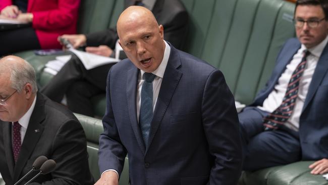 Defence Minister Peter Dutton. Picture: NCA NewsWire/Martin Ollman