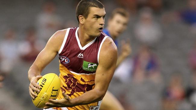 Tom Rockliff in action for Brisbane. Picture: Wayne Ludbey