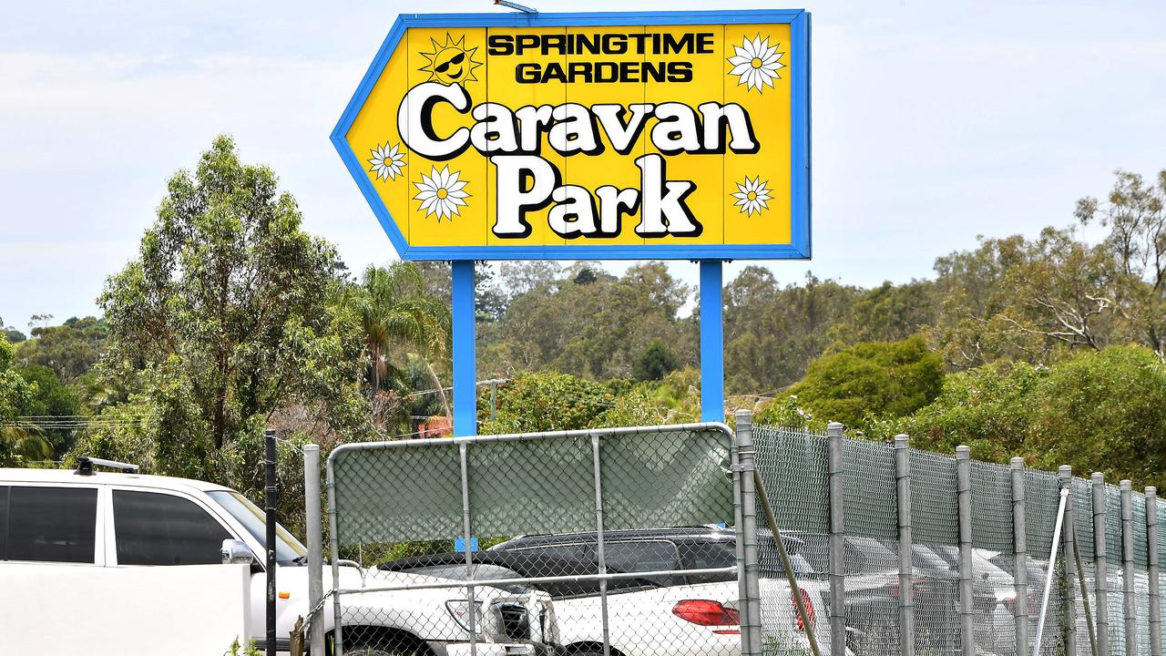 Springtime Gardens Caravan Park on Old Chatswood Rd, Daisy Hill. Picture: John Gass