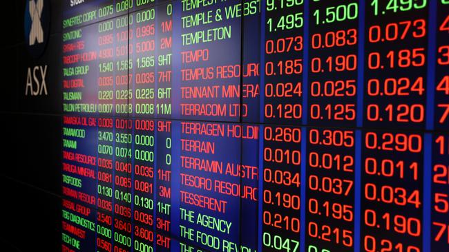 ASX stocks to reflect nervous investor sentiment ahead of results season. Picture: Picture: David Swift