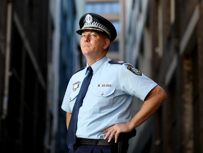 Newly chosen Commissioner Mick Fuller wants to make sweeping changes to the NSW Police Force. Picture: Brianne Makin