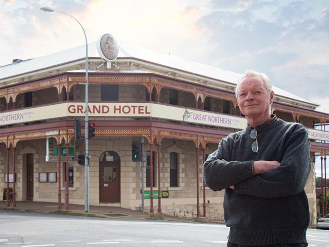 Andrew Palmer who heads up the The Grand Hotel in Millicent, South Australia. Picture: Airbnb