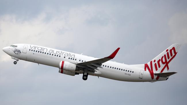 Travellers can nab a seat to their desired destination from just $75 as part of Virgin Australia’s latest flight sale frenzy. Picture:NCA NewsWire/Christian Gilles