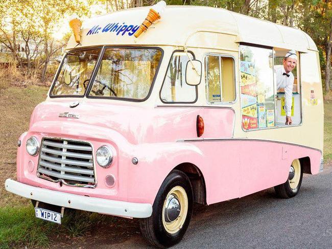 Second generation owner Robby Staff operates the iconic and recognisable Mr Whippy truck.