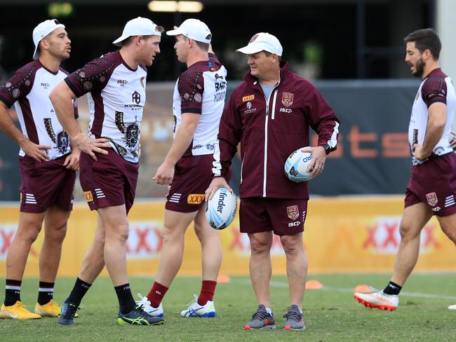 Queensland coach Kevin Walters is planning mini COVID camps in three cities ahead of this year’s Origin series. Picture: Adam Head