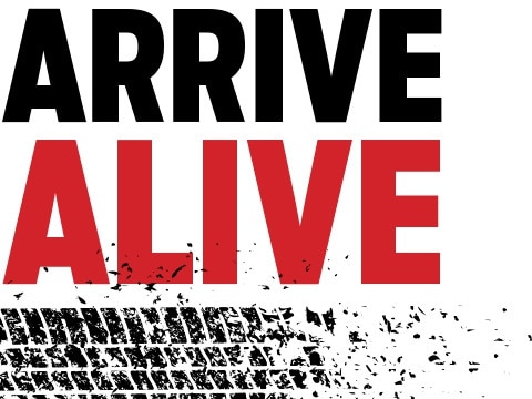 Arrive Alive is a road safety campaign to encourage Australians to be more careful when driving.