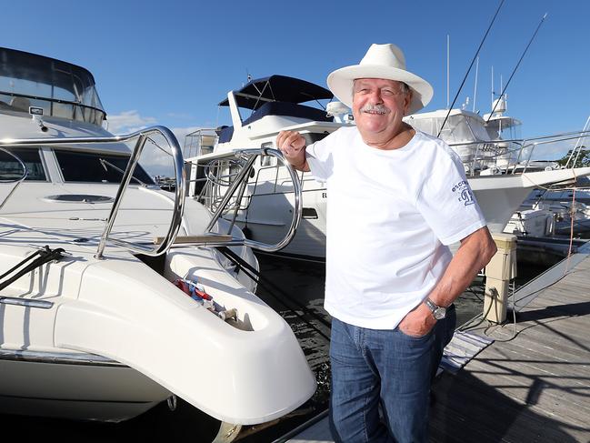 Photo of Chris Morris at Sanctuary Cove for Our Future Tourism campaign. Chris owns an eco-lodge, island resort, super yacht and Townsville Casino.Gold Coast 23rd May, 2019 AAP Image/Richard Gosling