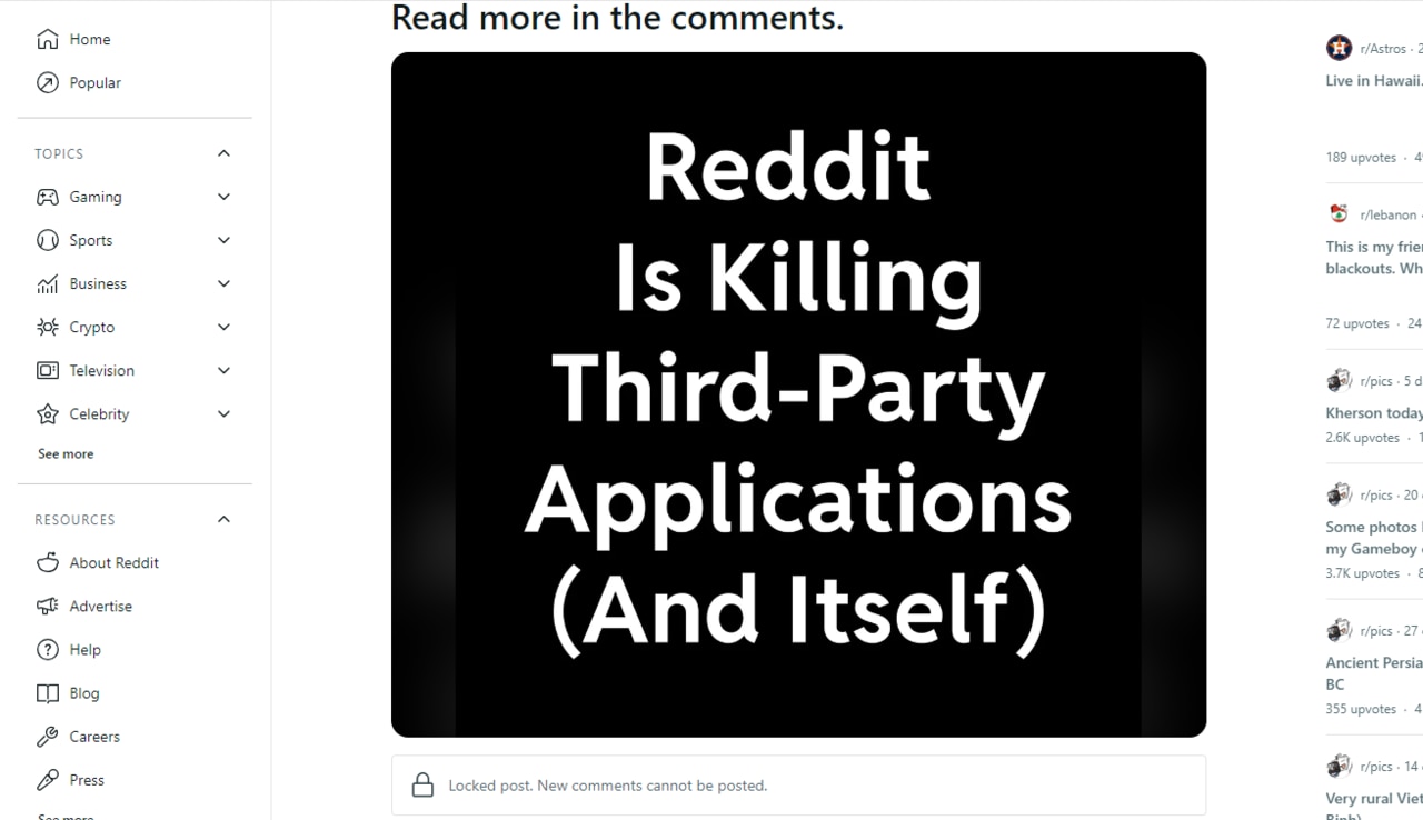 Reddit Blackout Explained: Subreddits Go Dark As Internet Protests API ...