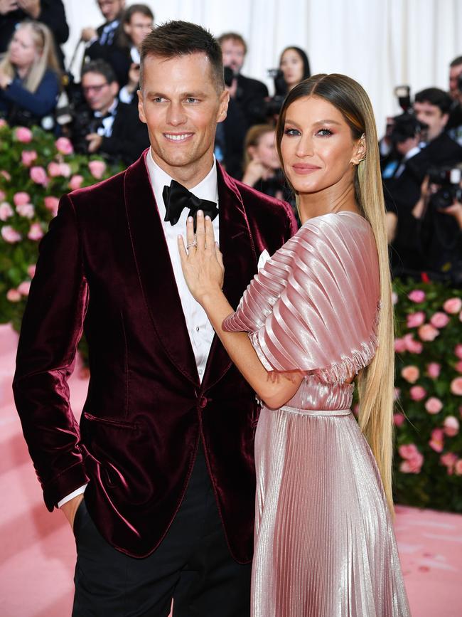 Tim and Gisele. Photo by Dimitrios Kambouris/Getty Images for The Met Museum/Vogue