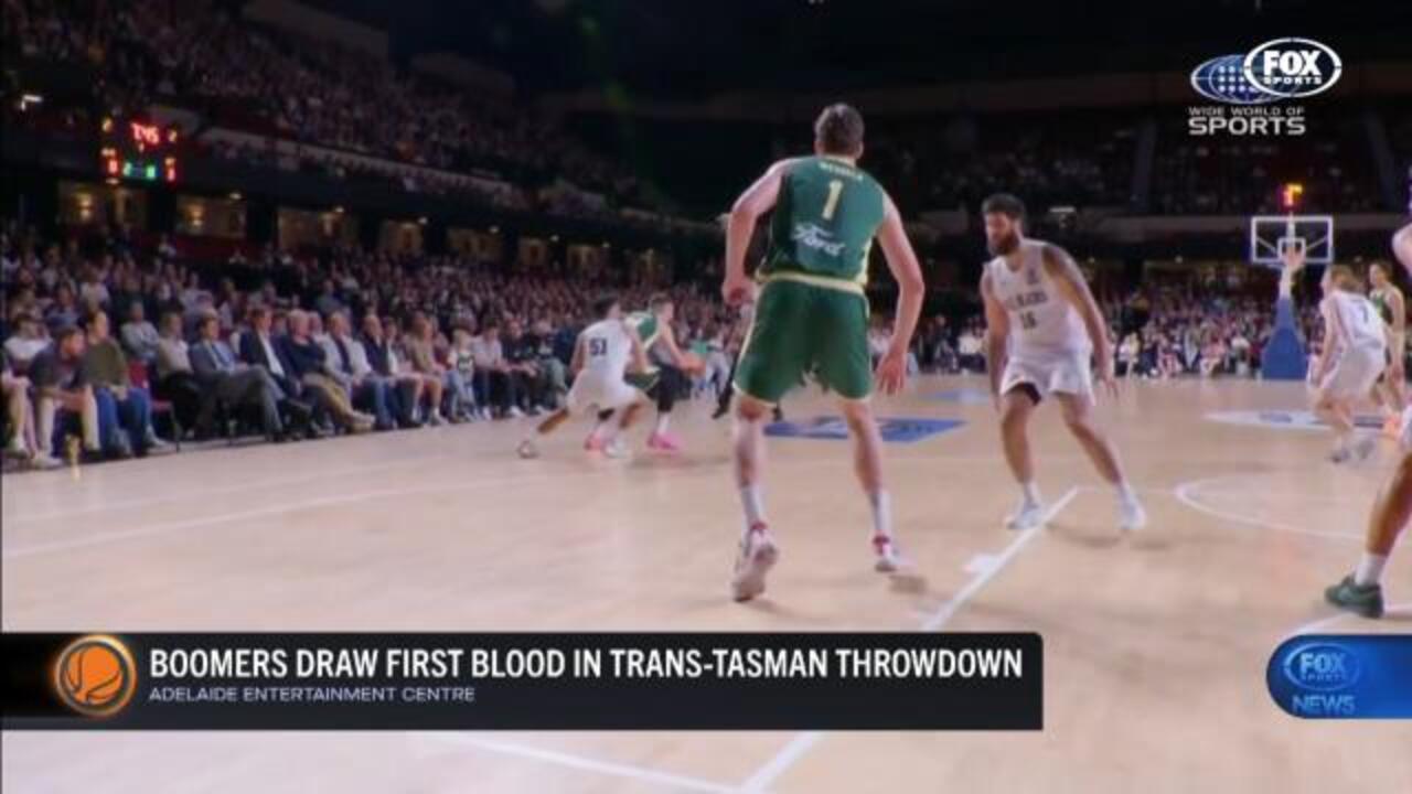 Boomers claim first Trans-Tasman clash