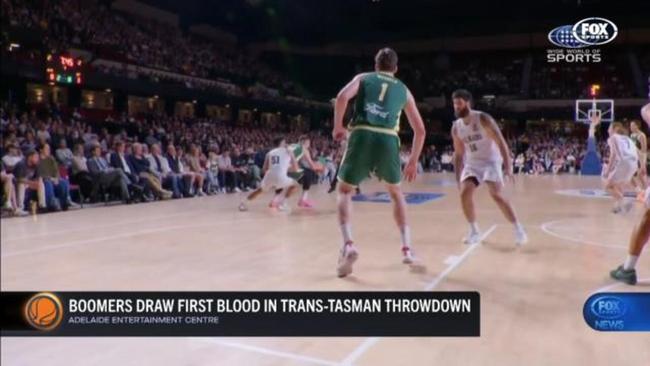 Boomers claim first Trans-Tasman clash