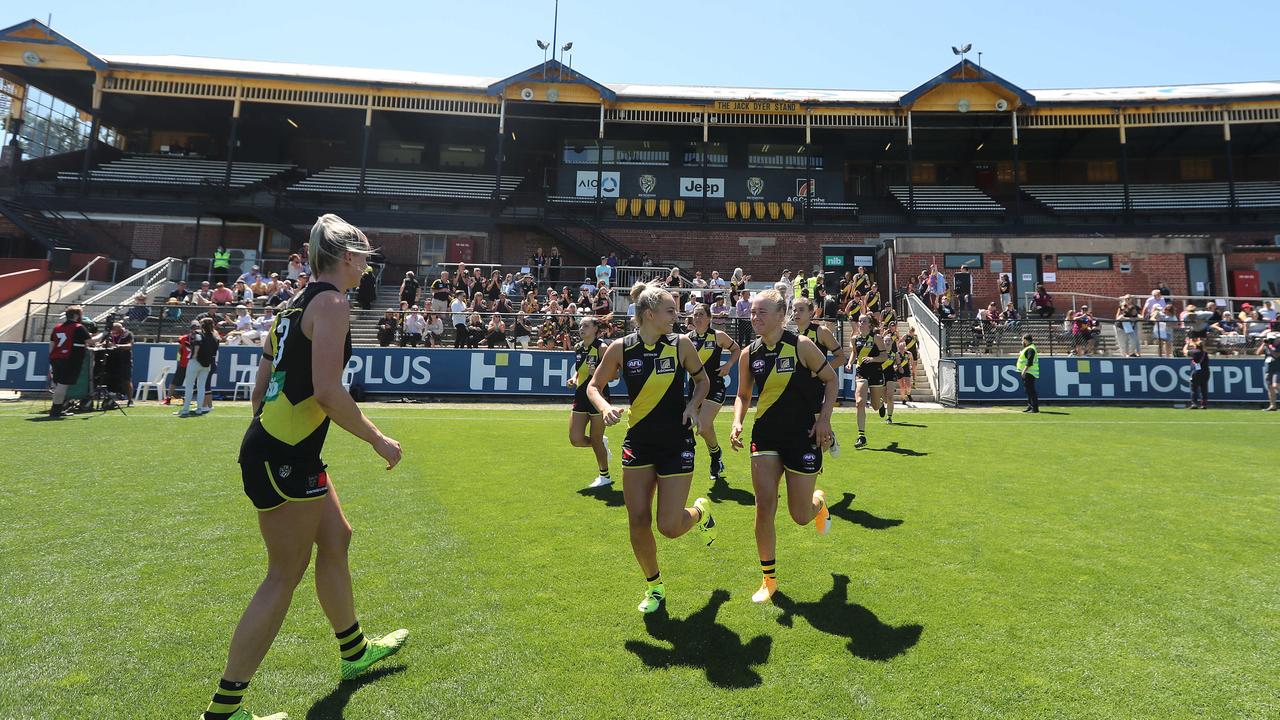 The Tigers will soon be back in training after the Covid scare. Picture: Michael Klein