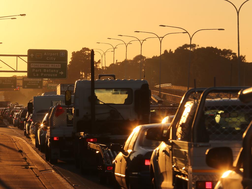 You can spend many hours stuck in traffic each week if you choose to move further out for space. Picture: John Grainger