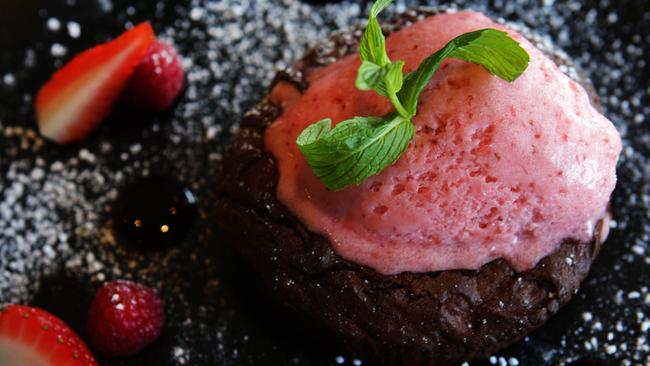 Hot heart chocolate lava. Picture: Virginia Young