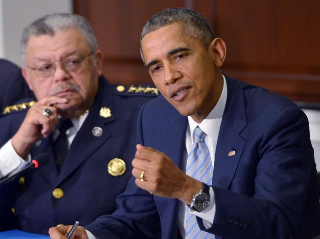 Former President Barack Obama has condemned the violence enveloping America’s streets. Picture: AFP