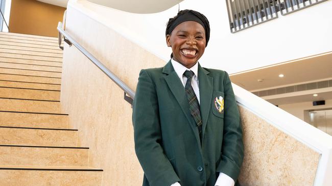 Matala Kyemo, a Year 12 student has just been accepted to Harvard. The Advertiser/ Morgan Sette