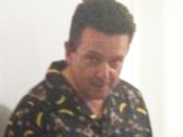 Nick Xenophon in his pyjamas. Picture: Francis Keany/ABC