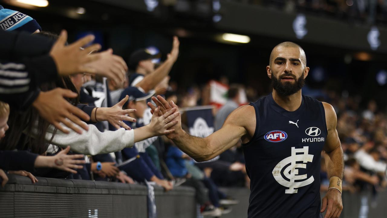 The Blues faithful have embraced Saad since his arrival in the 2020 trade period. Picture: Getty
