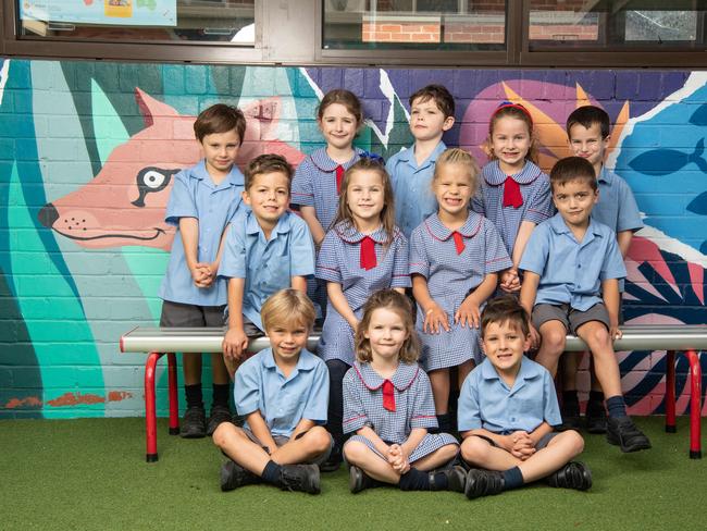 St Roberts Primary School Class - FMC Back row - left to right: Karlo Spoljaric, Emily Barnewall, Hamish Dover, Maya LeMaitre, Xander Klupacs Middle row- left to right: Louis Corica, Ashlyn Lemaitre, Harriet Juric, Edward Meehan Sitting - left to right: John Jarrott, Amelie Thomas, Hugo Greco