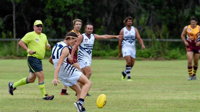 15/04/2023 - Henry Hamilton was the Cats’ best player against Redcliffe. Picture: Matthew McInerney