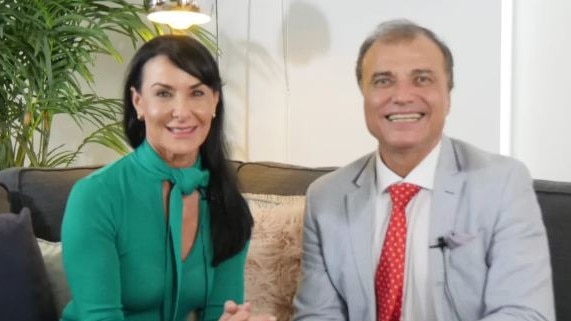 Weight Loss Solutions CEO Felicity Cohen (Layani) with Dr Reza Adib for her podcast.