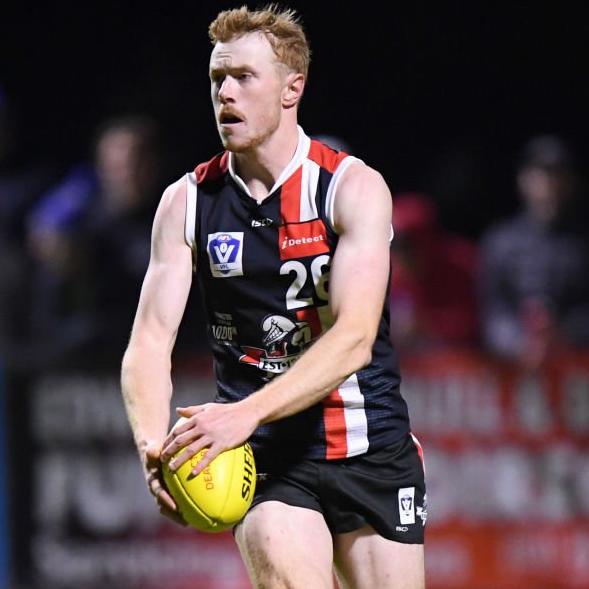 Defender Will Arthurson returns full-time from Frankston VFL. Picture: Morgan Hancock/AFL Photos/via Getty Images